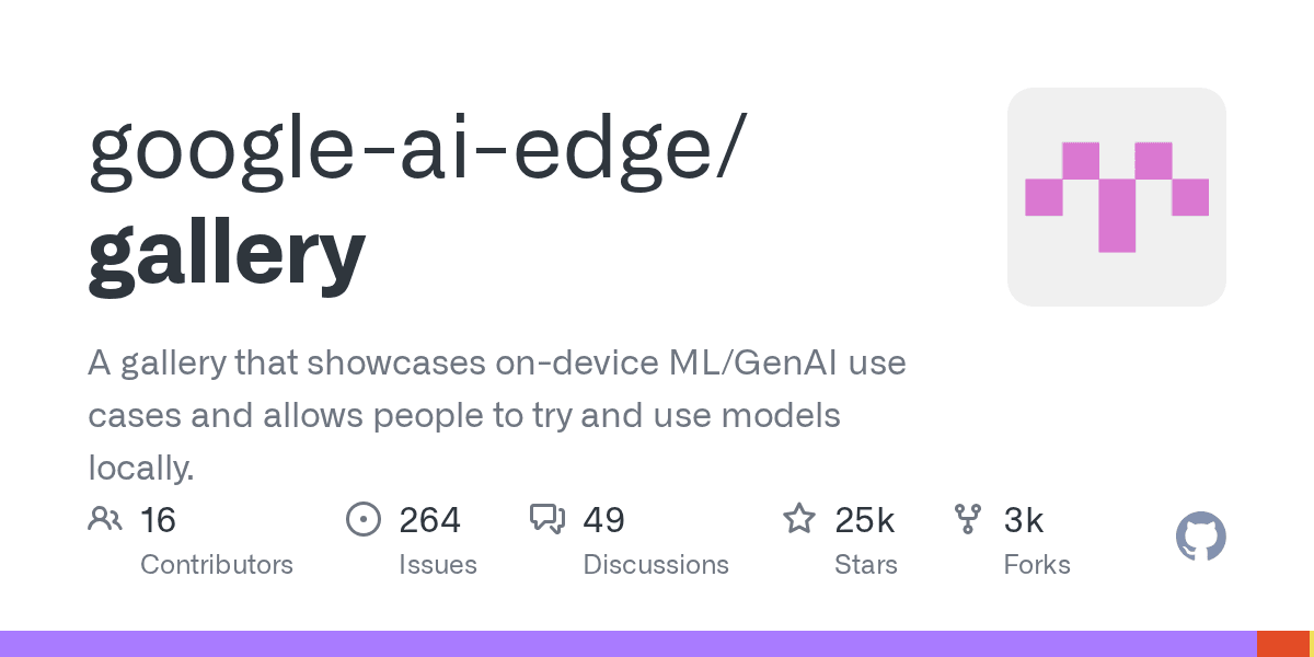 Google AI Edge Gallery Conversational AI showing Conversational AI - Run AI models on your phone, offline