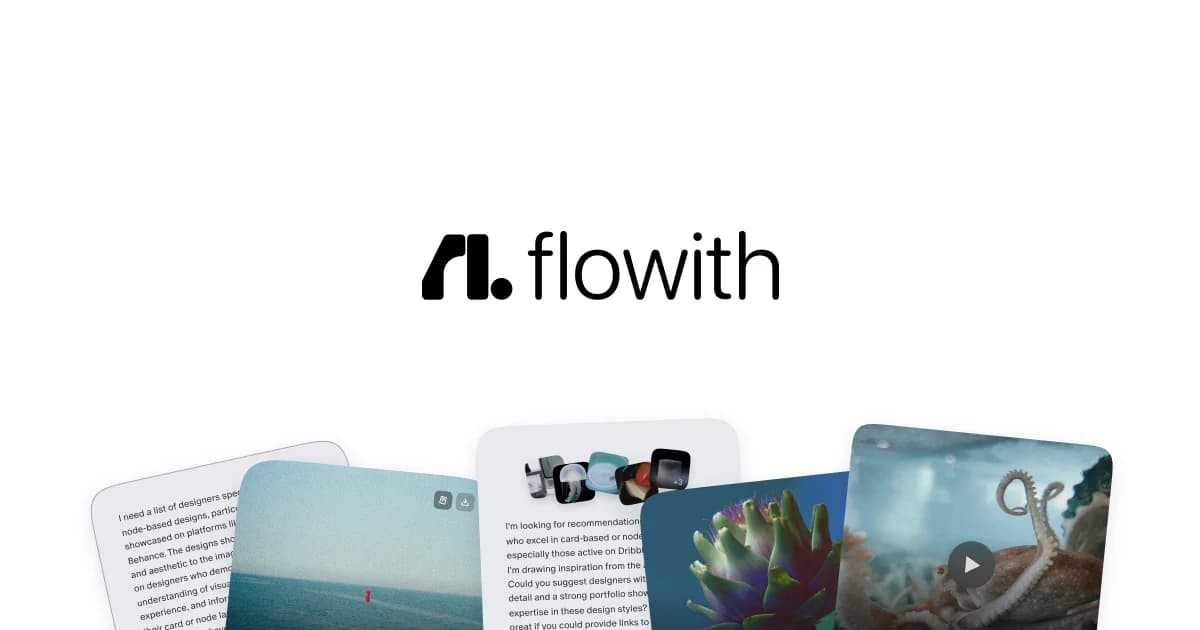 flowith 2.0 Conversational AI showing no-code - Empower Your Content with AI