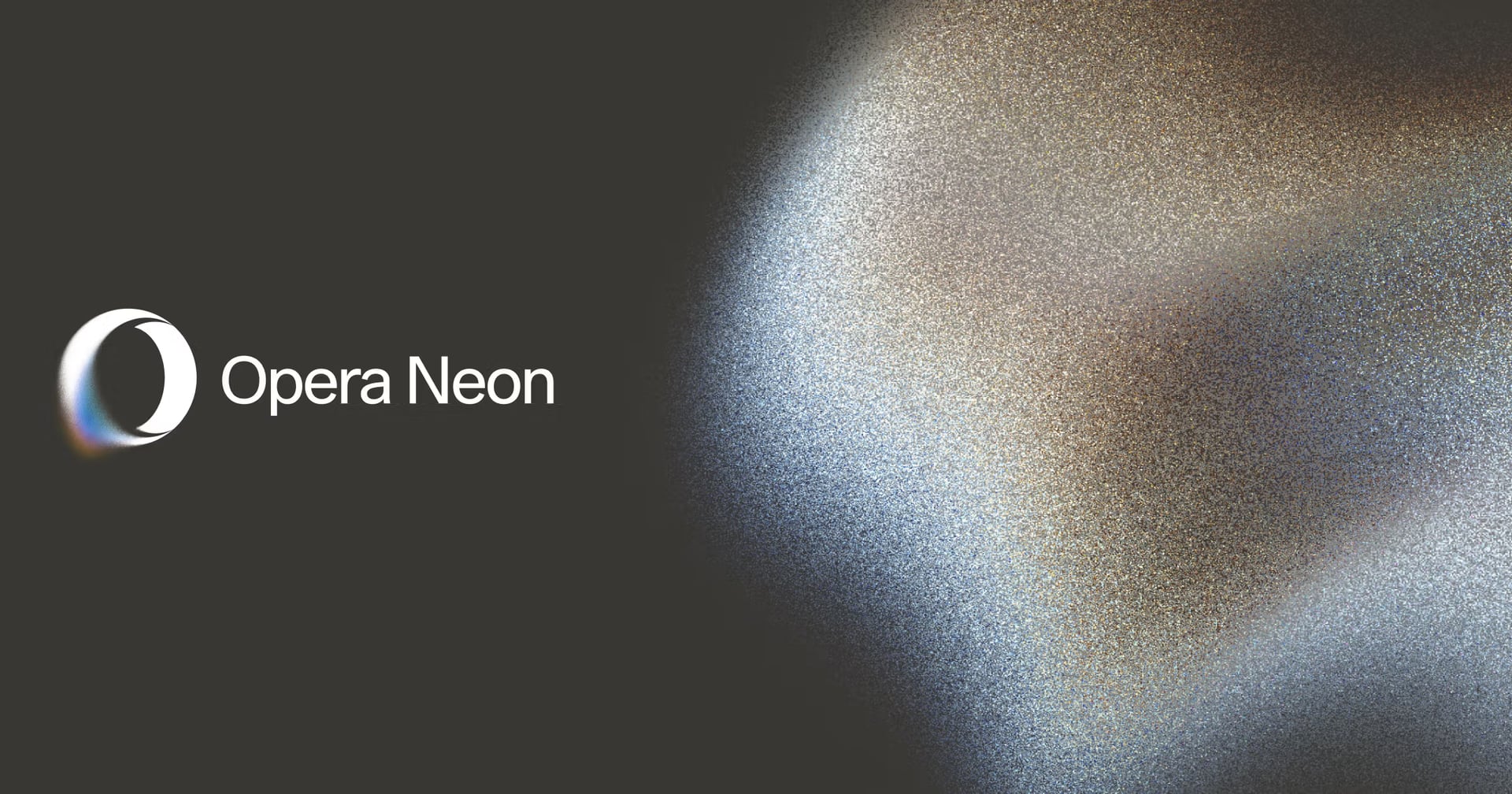 Opera Neon Conversational AI showing Conversational AI - This browser is built to act