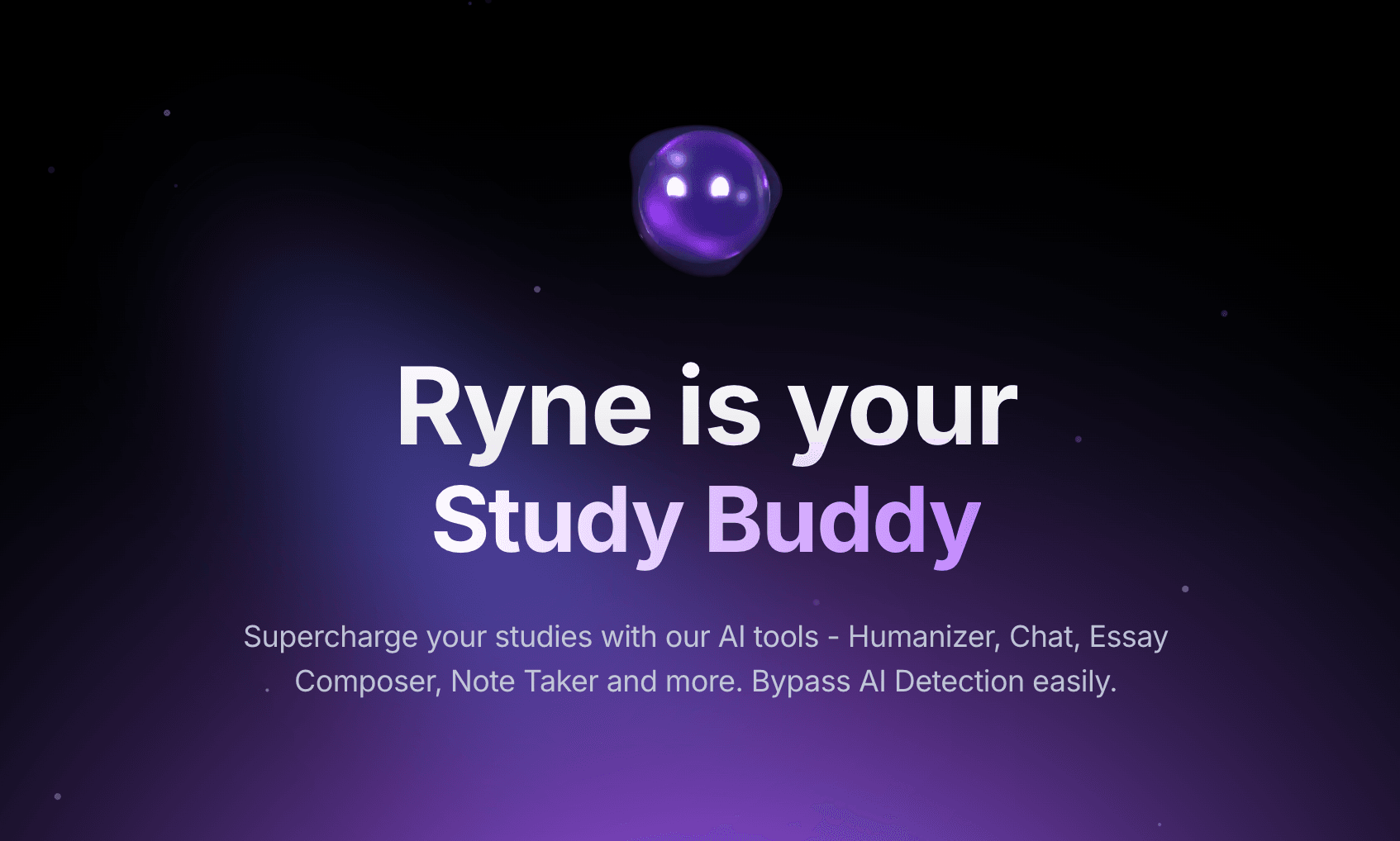 Ryne AI Conversational AI showing Conversational AI - AI Humanizer & Detection Bypass for Academic Excellence