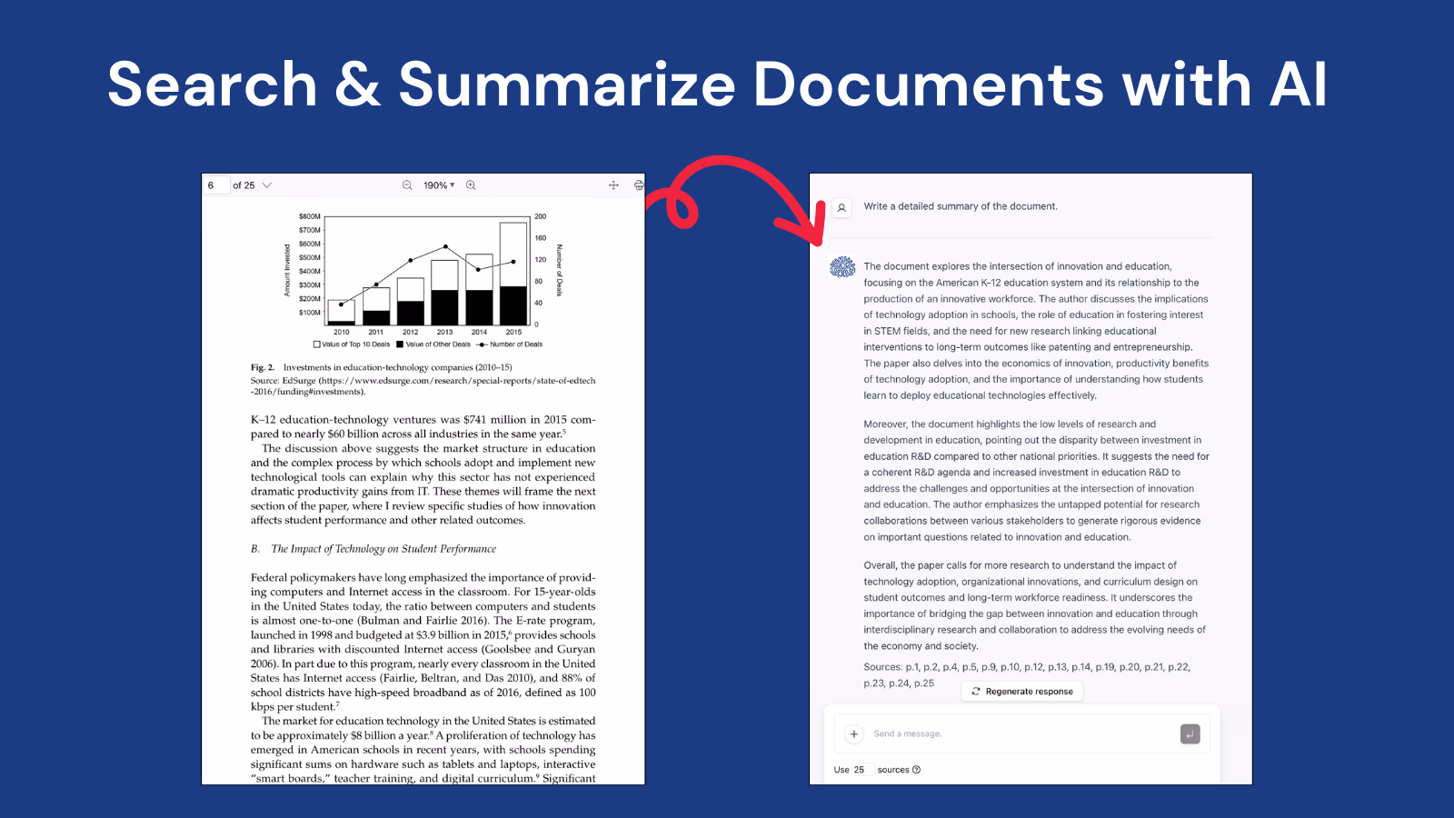 PDF GPT Conversational AI showing Conversational AI - Generate text from PDFs effortlessly