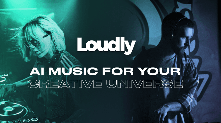 Loudly Audio Generation showing ai music generation - Create AI music in seconds