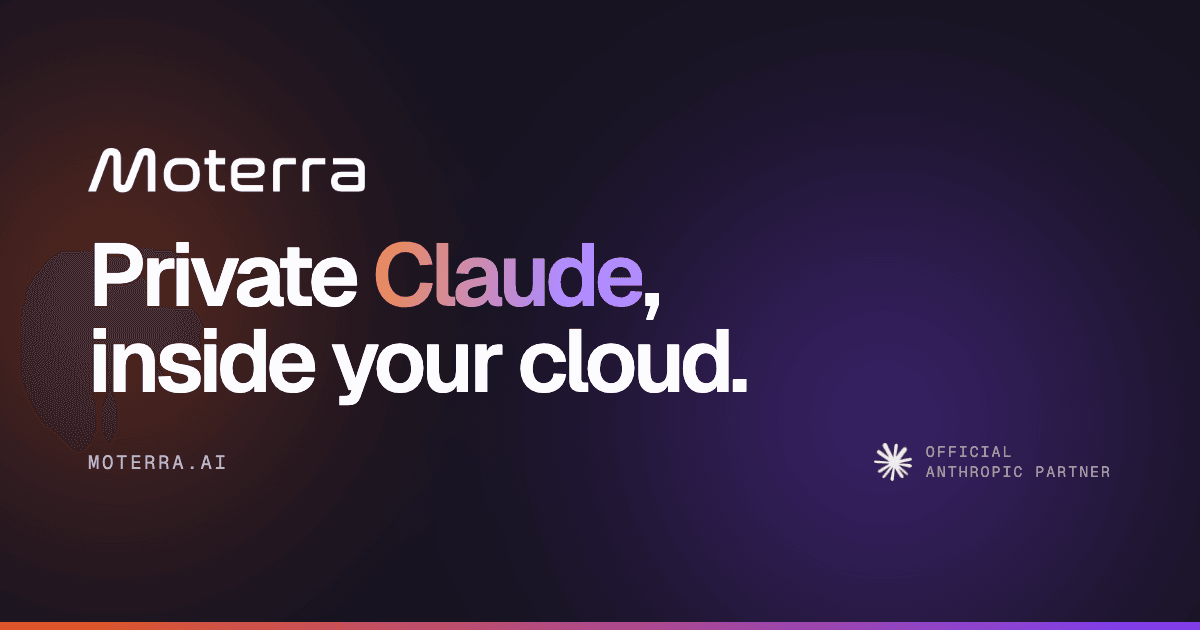 Moterra AI Data Analytics showing Data Analytics - Enterprise AI that delivers results from day one