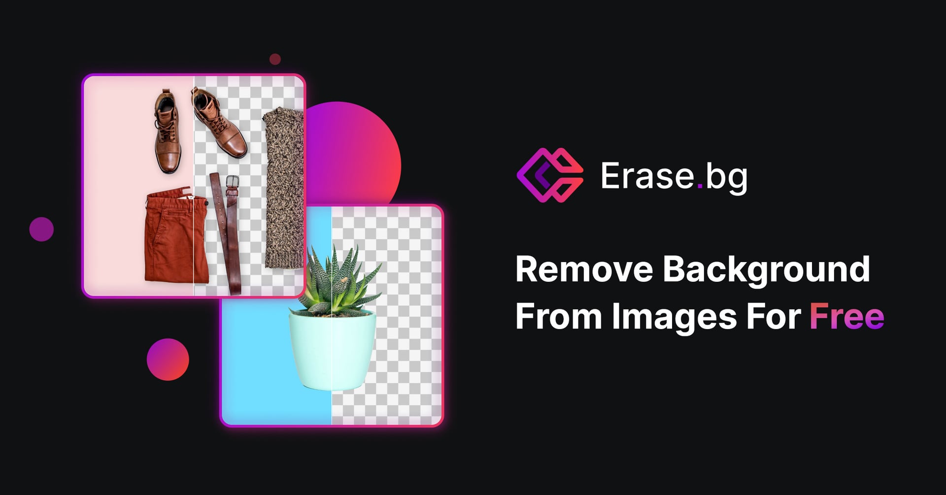 Erase.bg Design showing Design - Automatically remove backgrounds in 5 seconds
