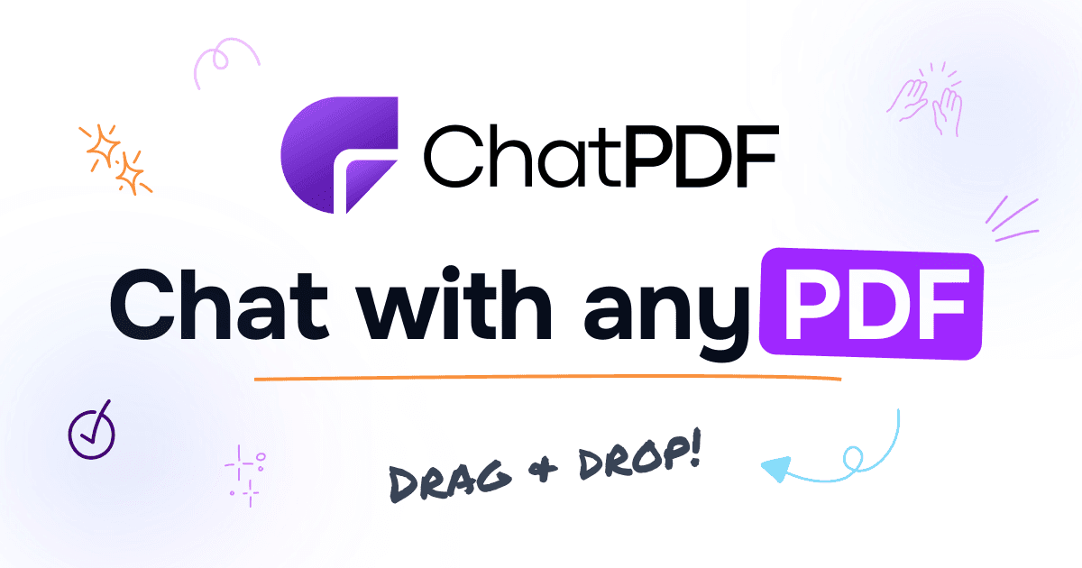 ChatPDF Conversational AI showing pdf chat - Chat with any PDF – Instantly understand, organize, and analyze your documents w