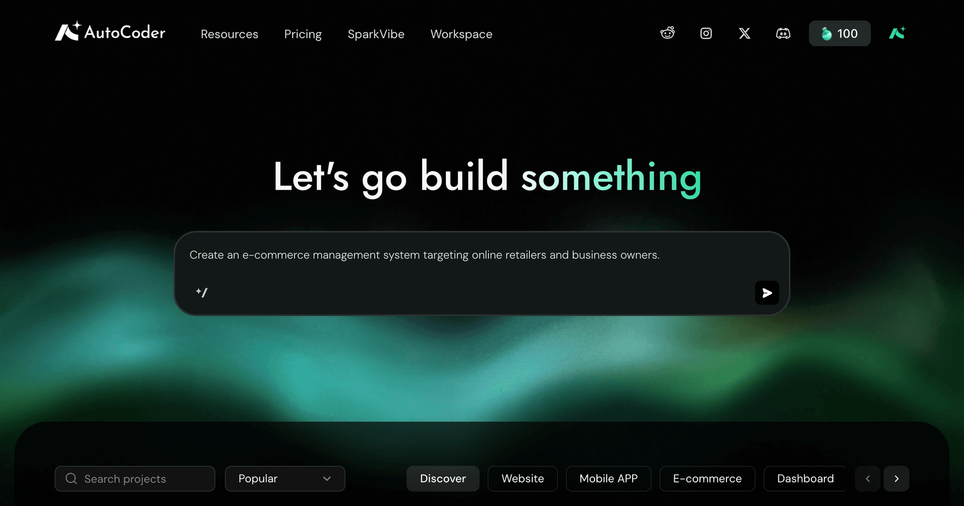 AutoCoder Code Assistance showing Code Assistance - AutoCoder | AI App & Website Builder Without Code