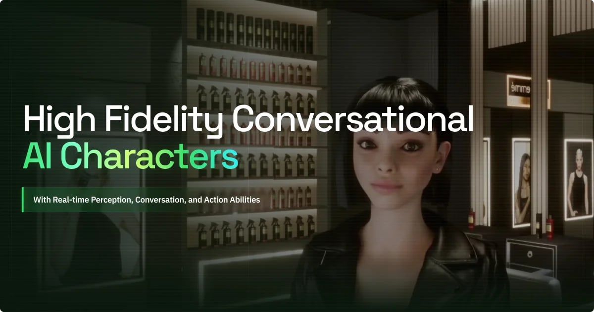 Convai Conversational AI showing Conversational AI - Conversational AI for virtual worlds
