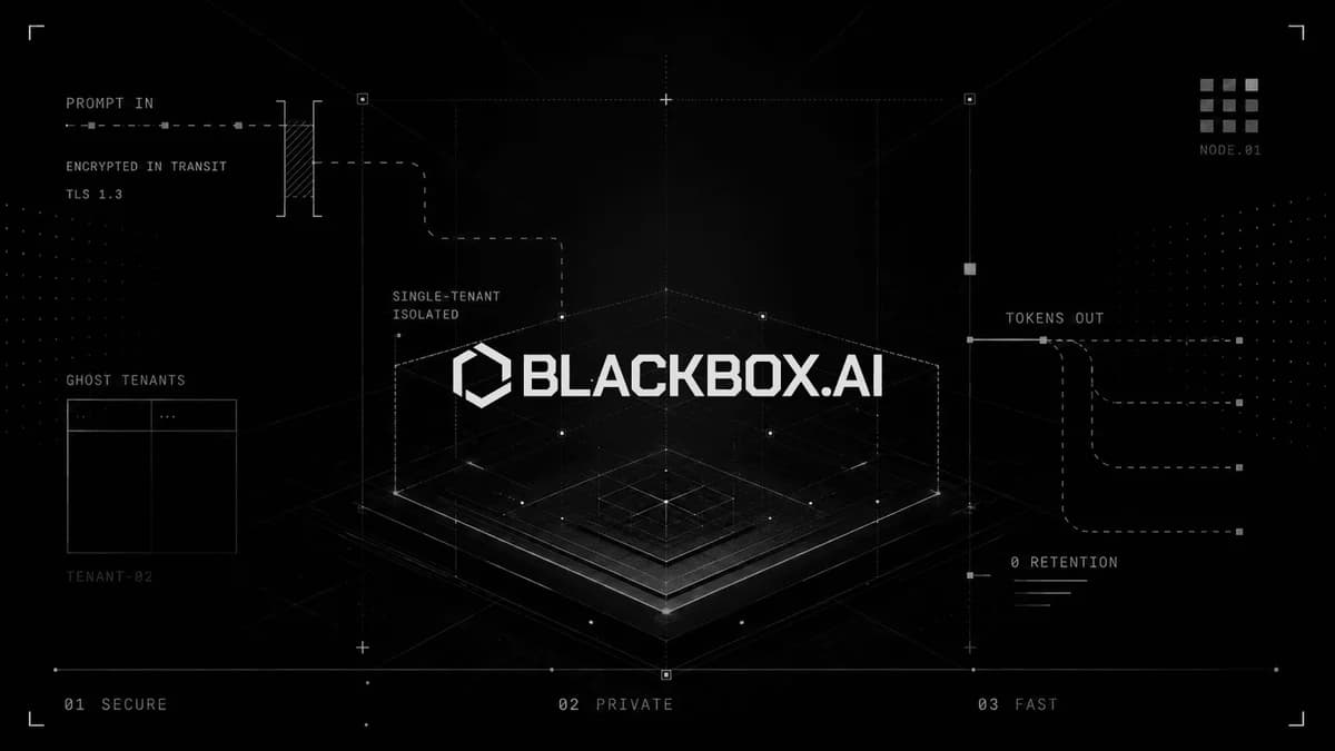 BLACKBOX.AI Code Assistance showing ai coding agent - Your 24/7 AI pair programmer powering autonomous development.