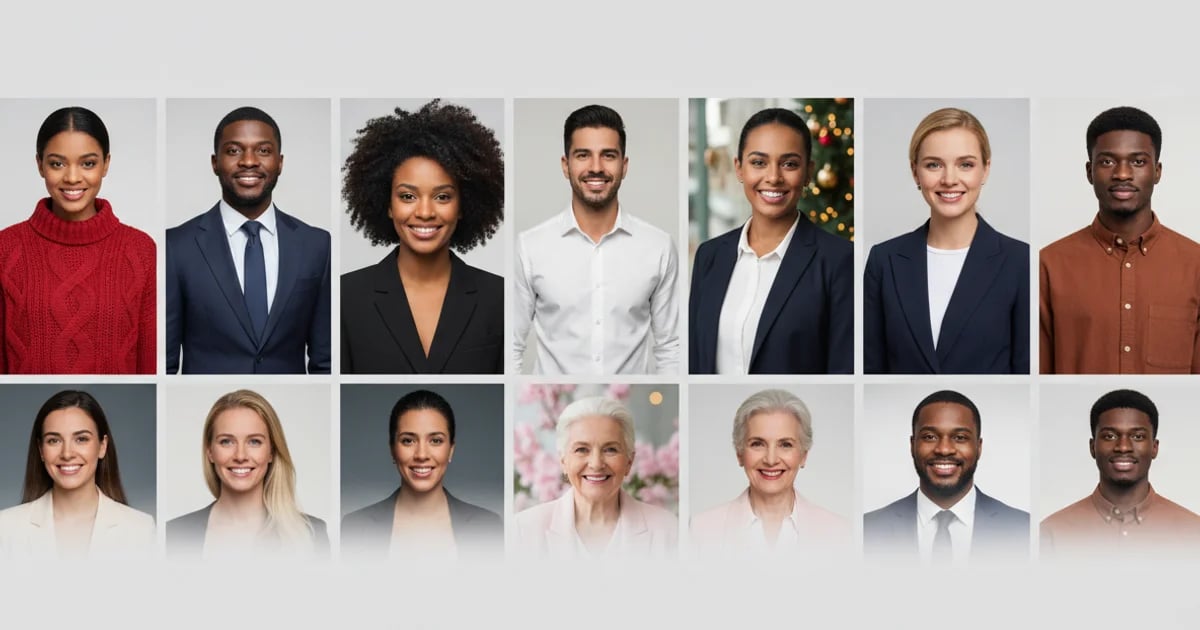 Try it on AI Image Generation showing Image Generation - Professional AI Headshots in Minutes