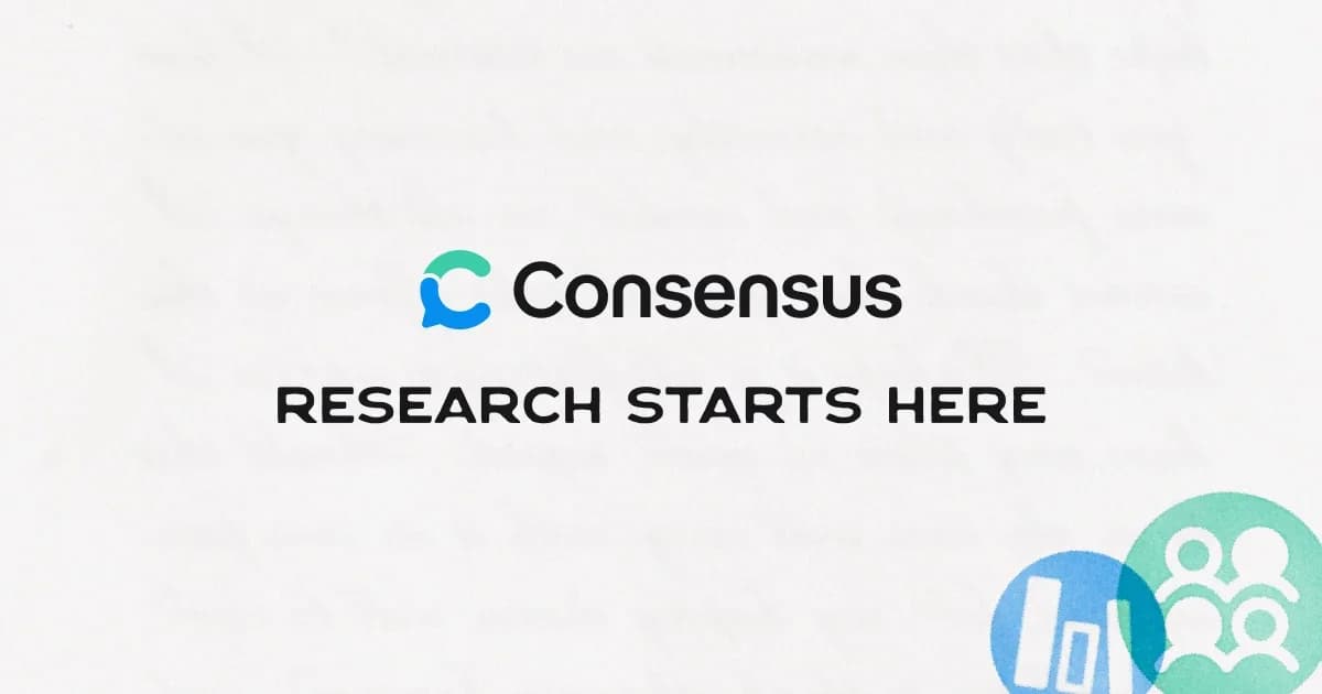 Consensus Scientific Research showing ai academic search - Find Evidence-Based Answers in Scientific Research