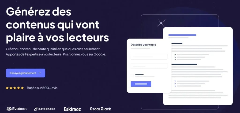SEOpital Marketing Automation showing Marketing Automation - Scale and Elevate Your SEO with Real-Time AI Content Optimizatio