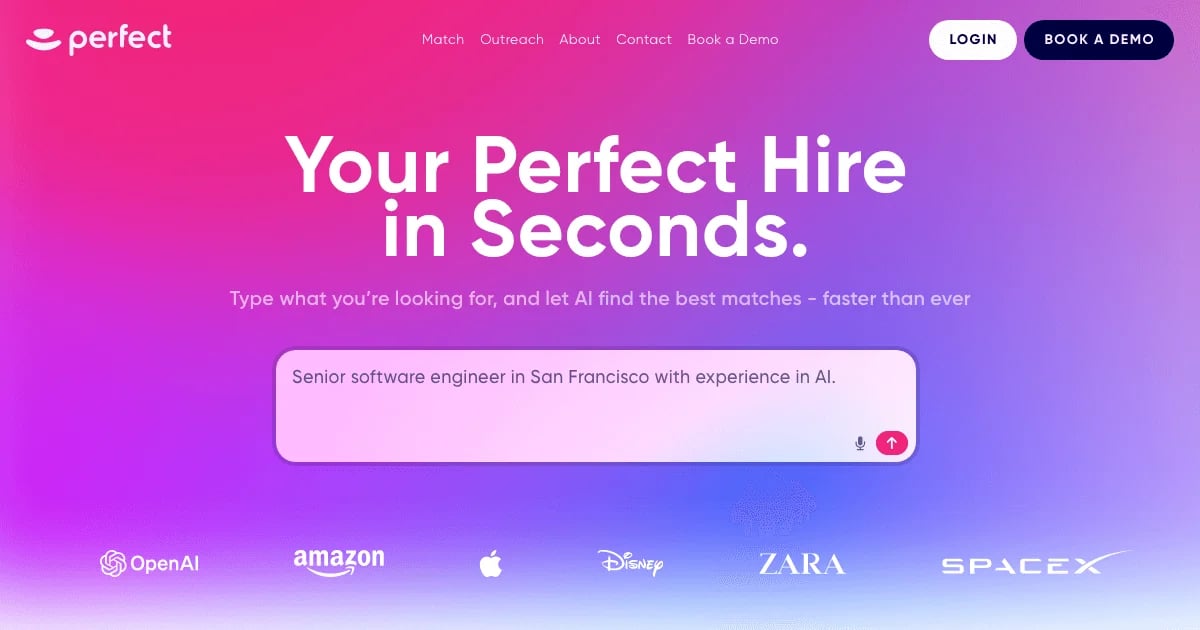 Go Perfect Productivity & Collaboration showing Productivity & Collaboration - Supercharge hiring with AI-powered recruitment