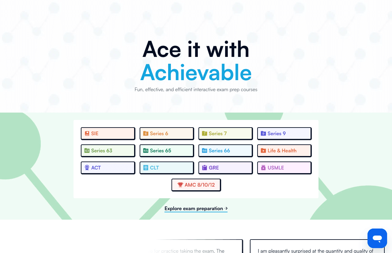 Achievable Productivity & Collaboration showing Productivity & Collaboration - Professional exam prep to boost your career
