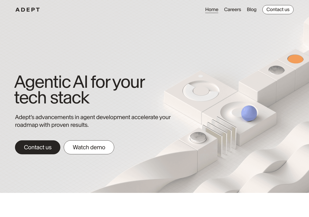 Adept Productivity & Collaboration showing Productivity & Collaboration - Automate any software workflow with agentic AI