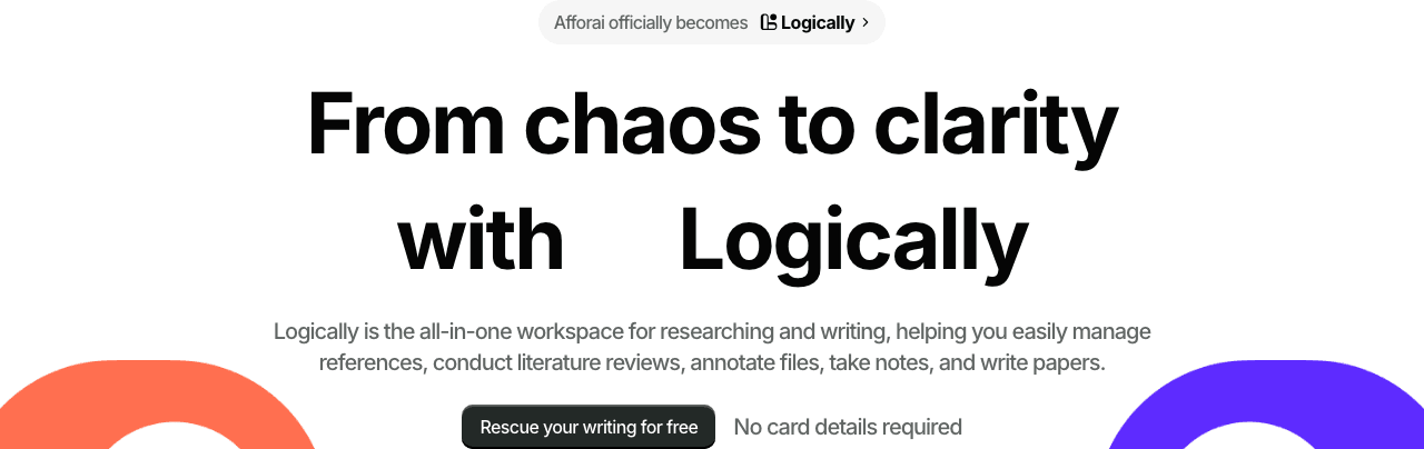 Logically Scientific Research showing Scientific Research - Research, Cite, and Write With AI
