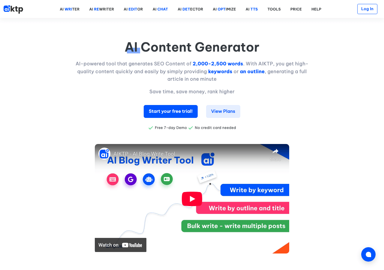 AIKTP Writing & Translation showing Writing & Translation - Empowering AI Solutions