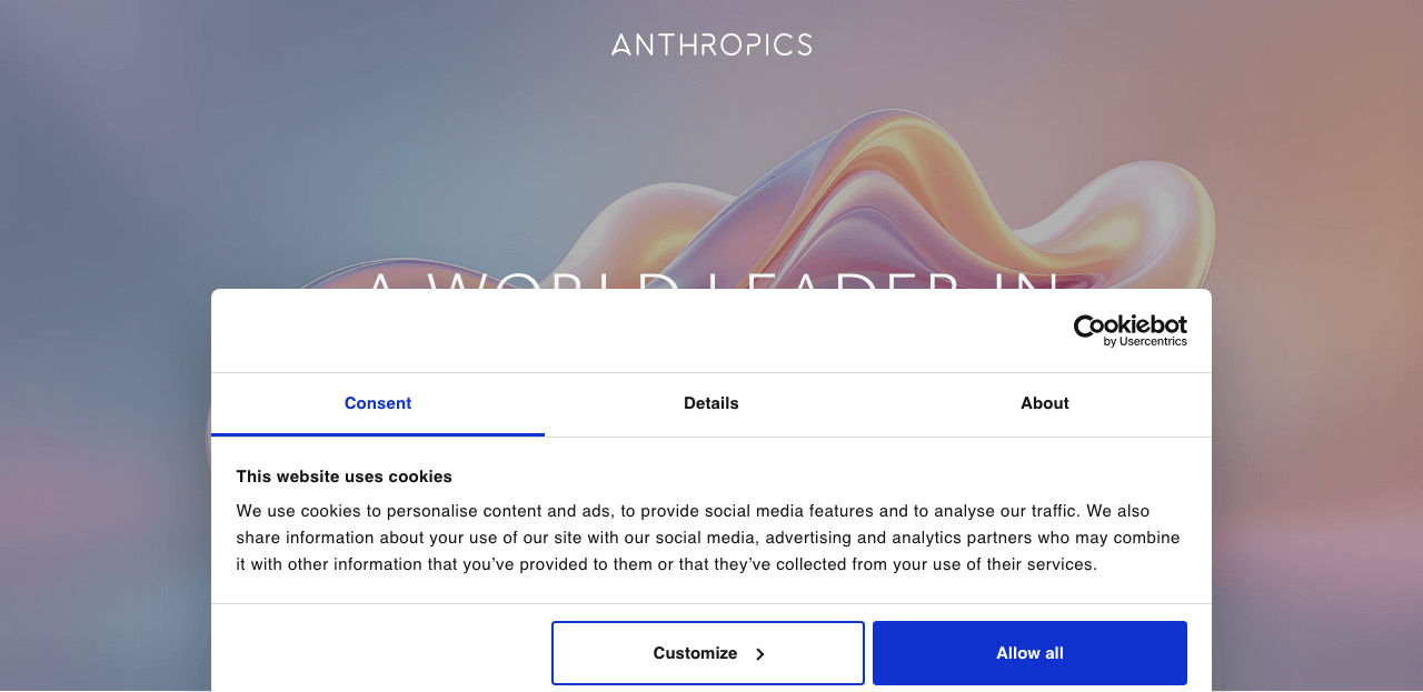 Anthropics Technology Design showing Design - World Leaders in AI Innovation