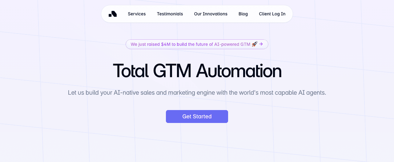 Aomni Marketing Automation showing Marketing Automation - AI agents for account-based sales and marketing