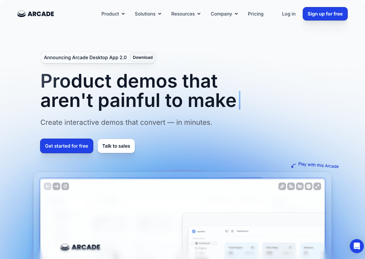 Arcade Productivity & Collaboration showing Productivity & Collaboration - Bring your product story to life in minutes