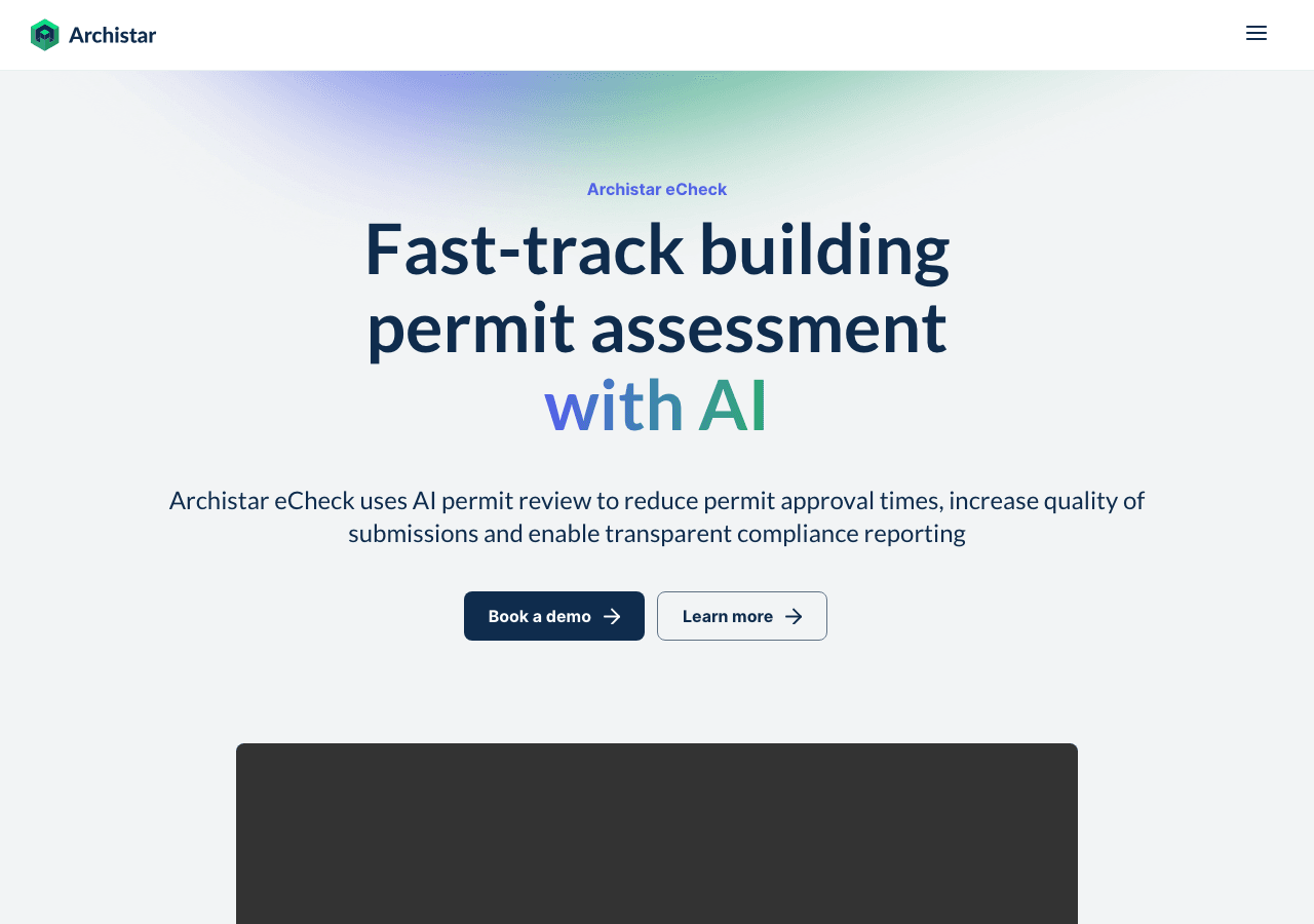 Archistar Productivity & Collaboration showing Productivity & Collaboration - AI PreCheck: faster building permit approvals
