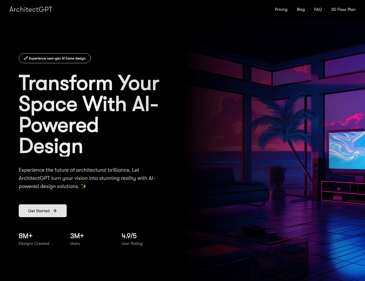 ArchitectGPT Design showing Design - Design your ideas with AI