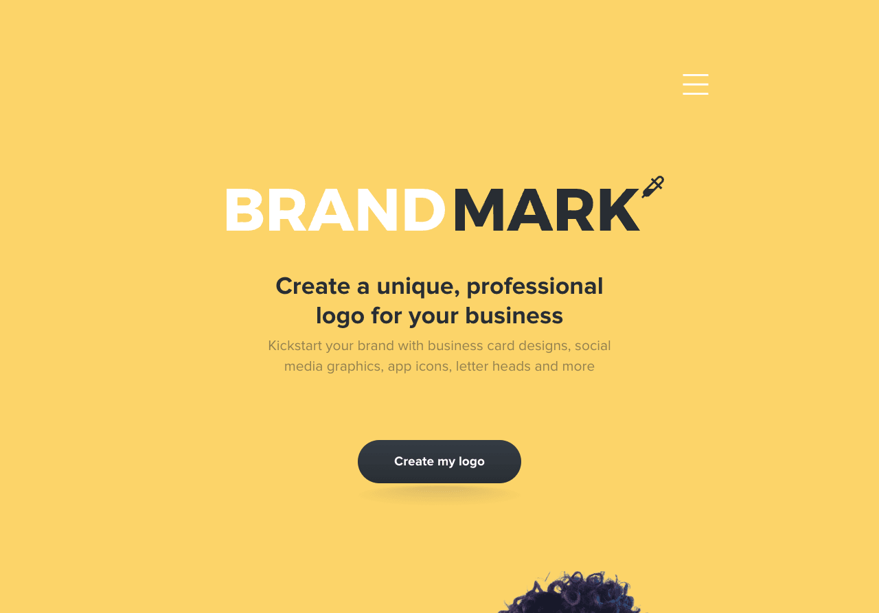 Brandmark.io Design showing Design - AI-powered Logo Maker