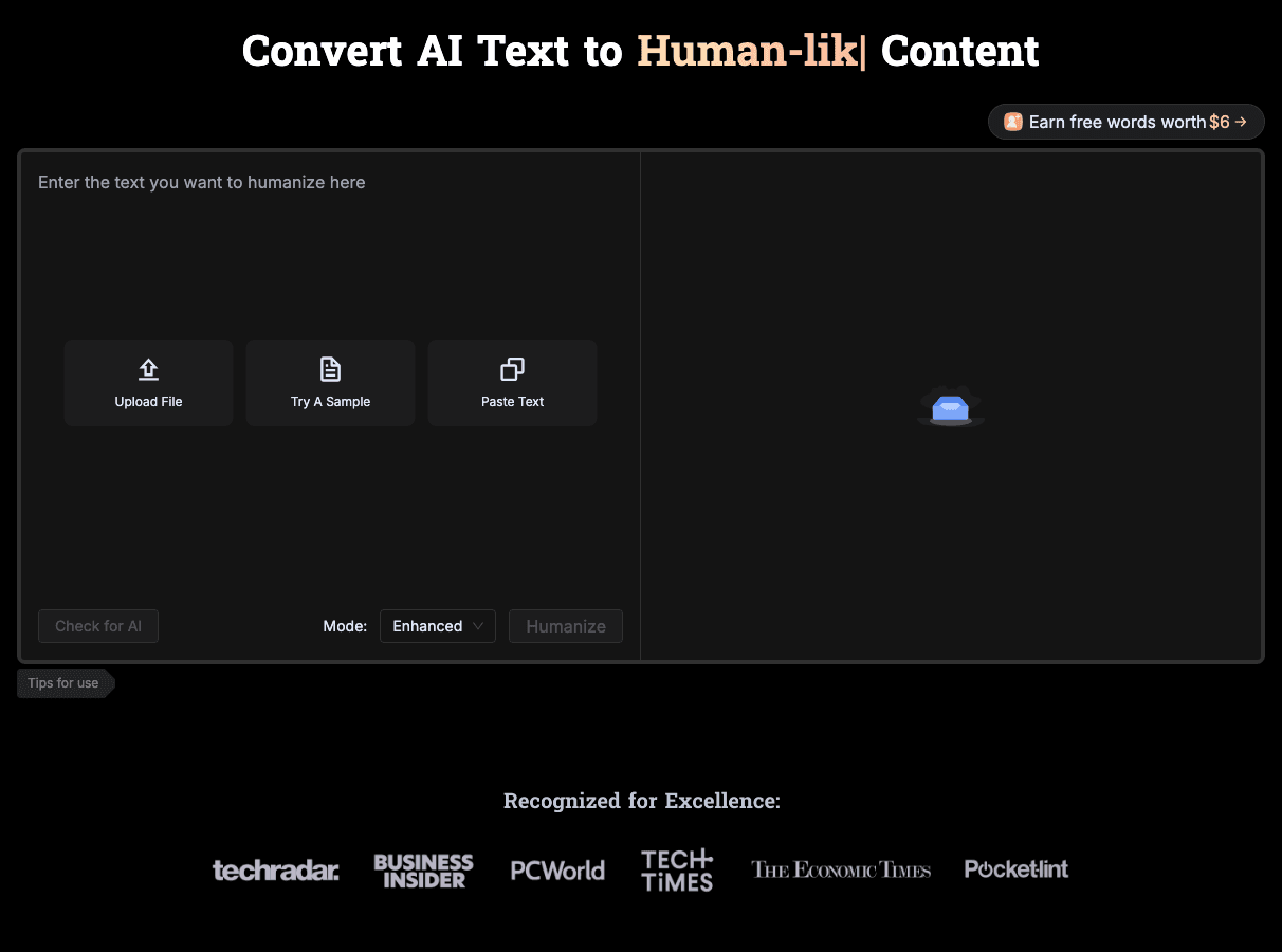 BypassGPT Conversational AI showing Conversational AI - Unlock the power of AI text generation.