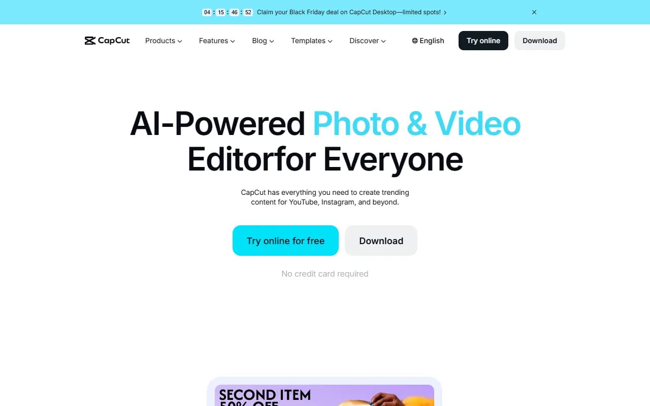 CapCut Screenshot - AI tool for Remote Workers