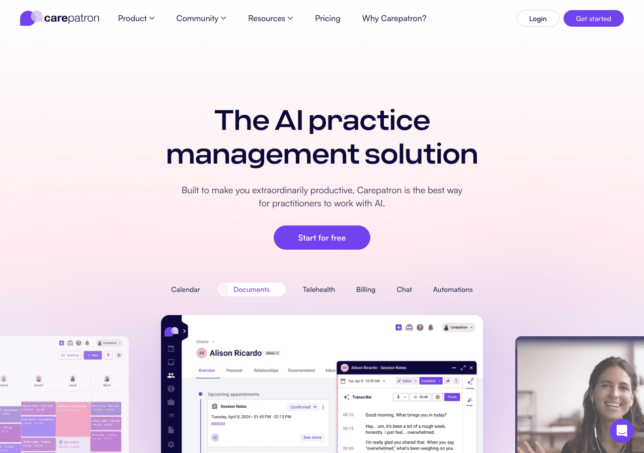 Carepatron Screenshot - AI tool for Healthcare Providers