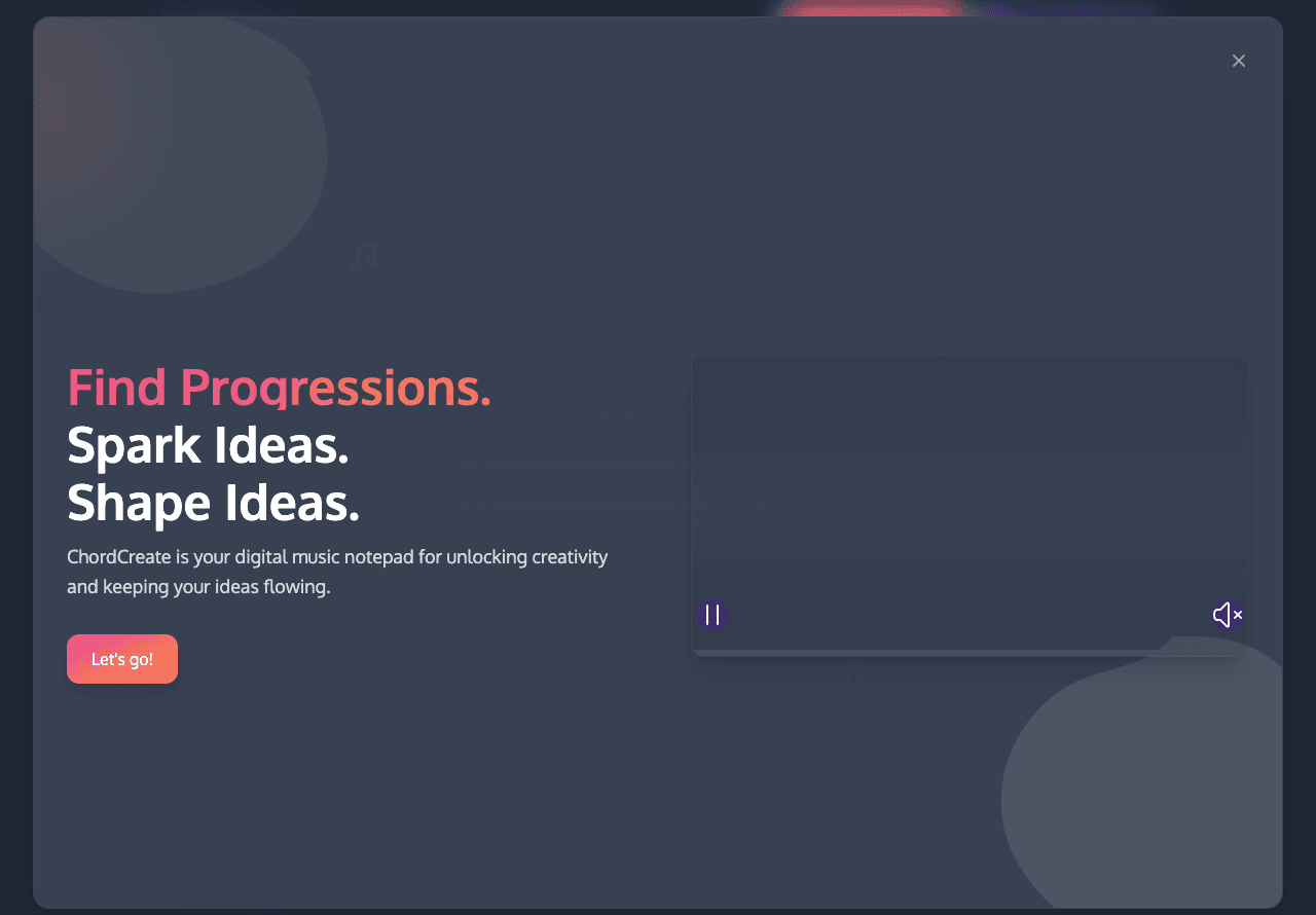ChordCreate Music Generation showing music composition - Unleash Your Musical Creativity