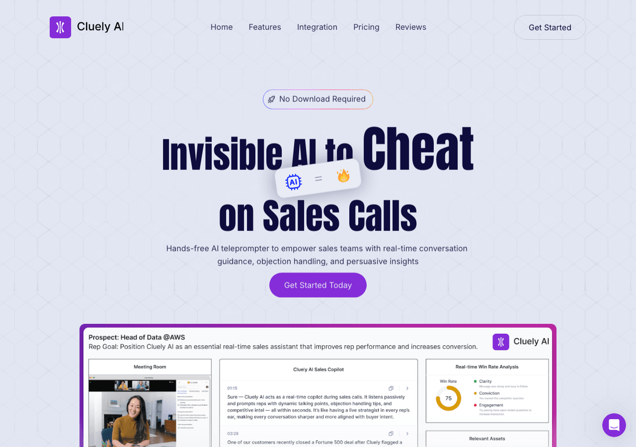Sales Copilot Productivity & Collaboration showing Productivity & Collaboration - Real-time AI copilot for sales calls