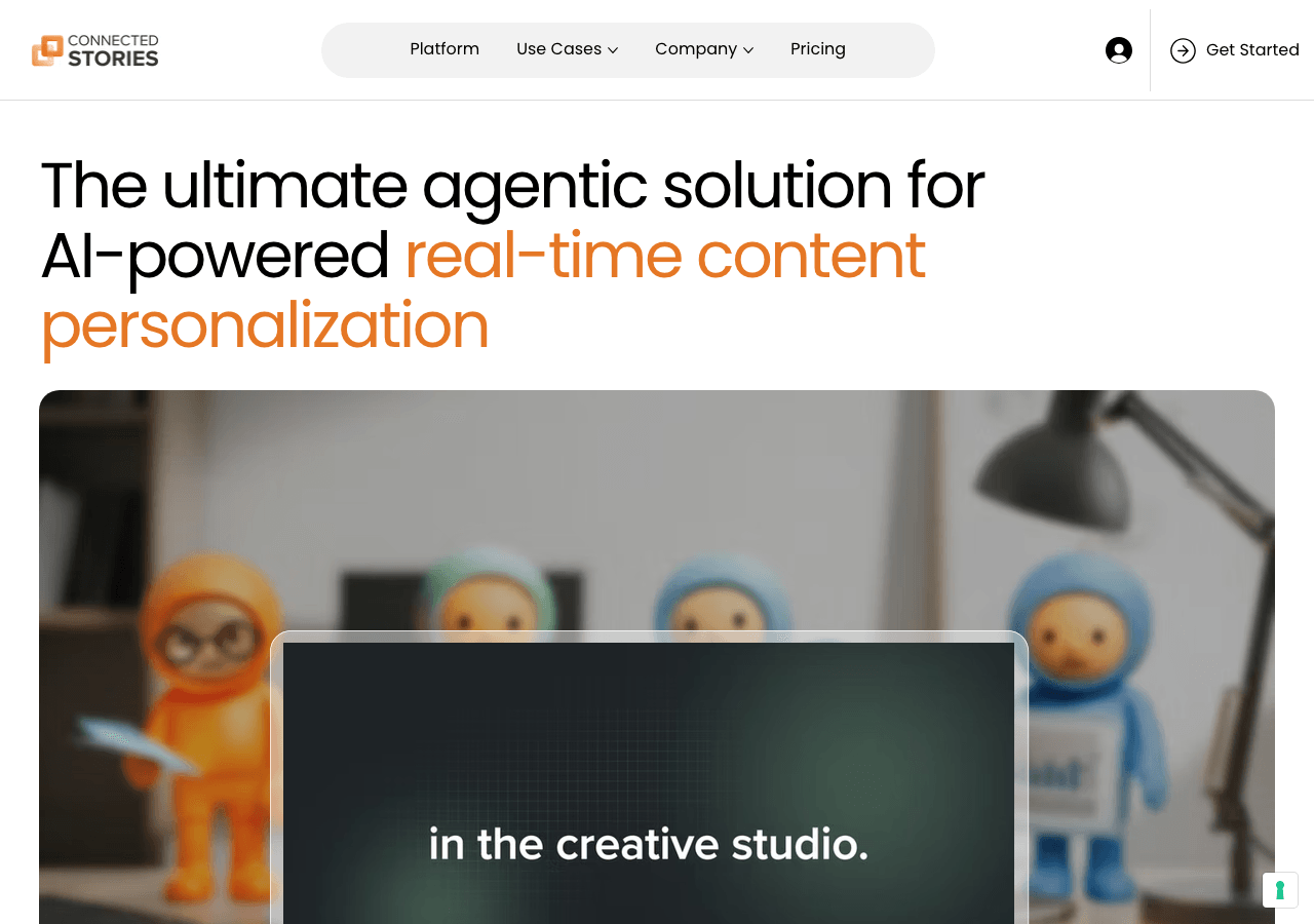 Connected-Stories Marketing Automation showing Marketing Automation - From strategy to performance with AI agents