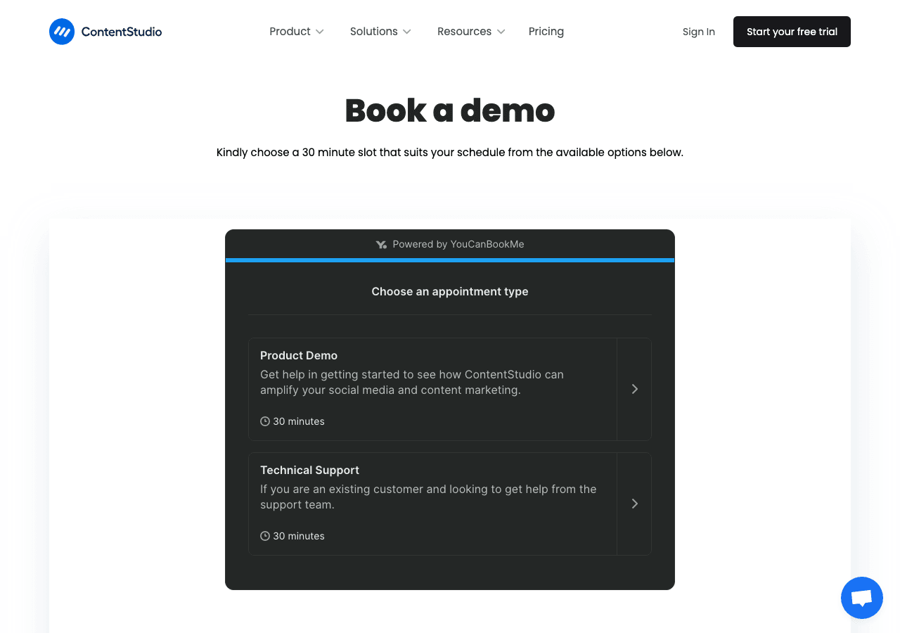 ContentStudio Marketing Automation showing Marketing Automation - Your complete content marketing and social media management
