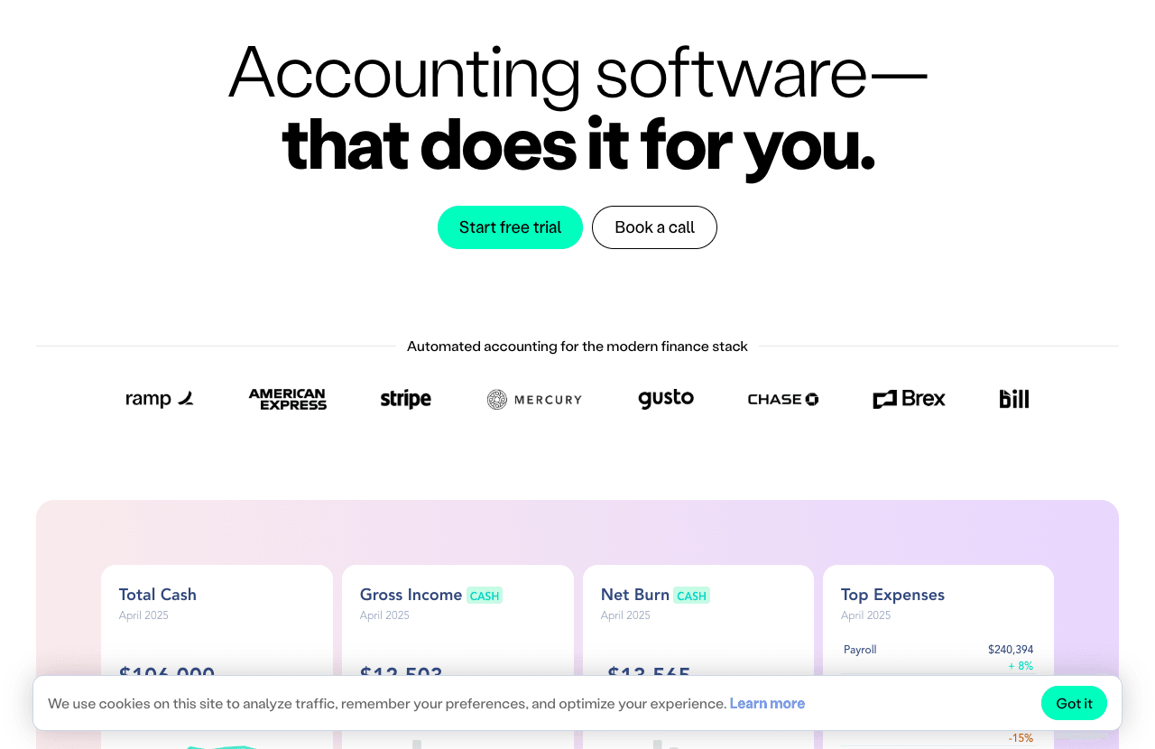 Digits Data Analytics showing Data Analytics - Accounting software that works for you