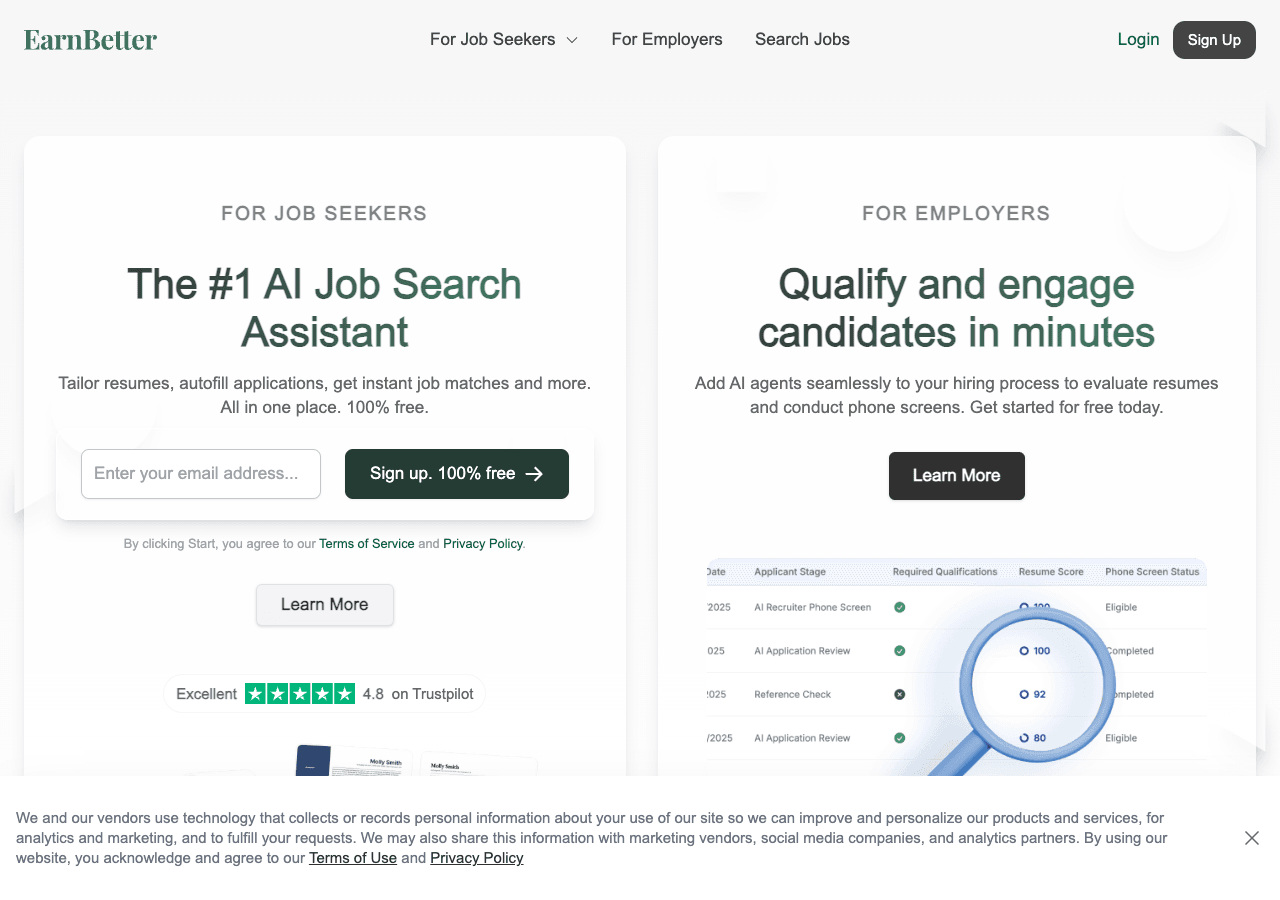 EarnBetter Productivity & Collaboration showing Productivity & Collaboration - Maximize Your Earnings with EarnBetter