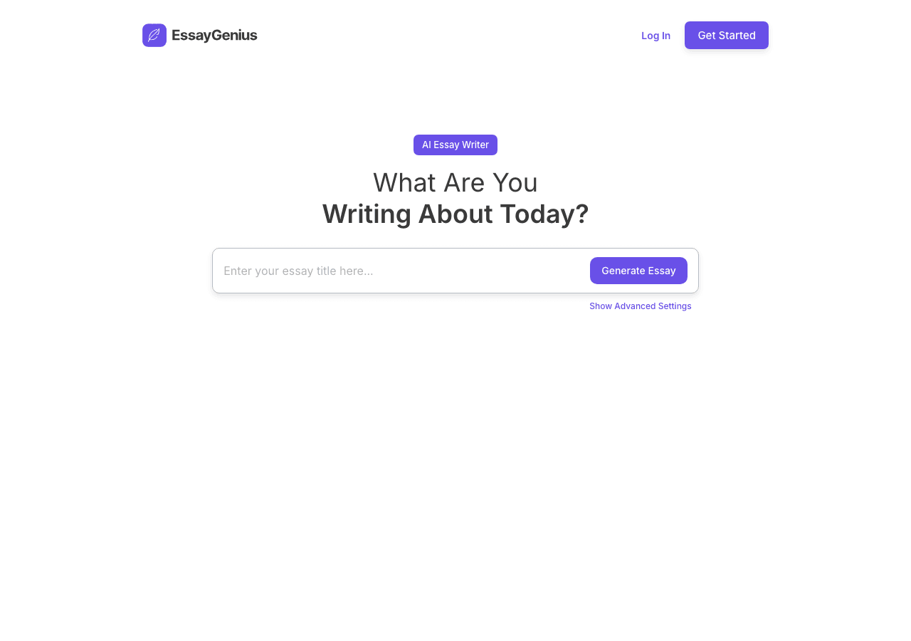 EssayGenius Writing & Translation showing Writing & Translation - Unlock Your Writing Potential