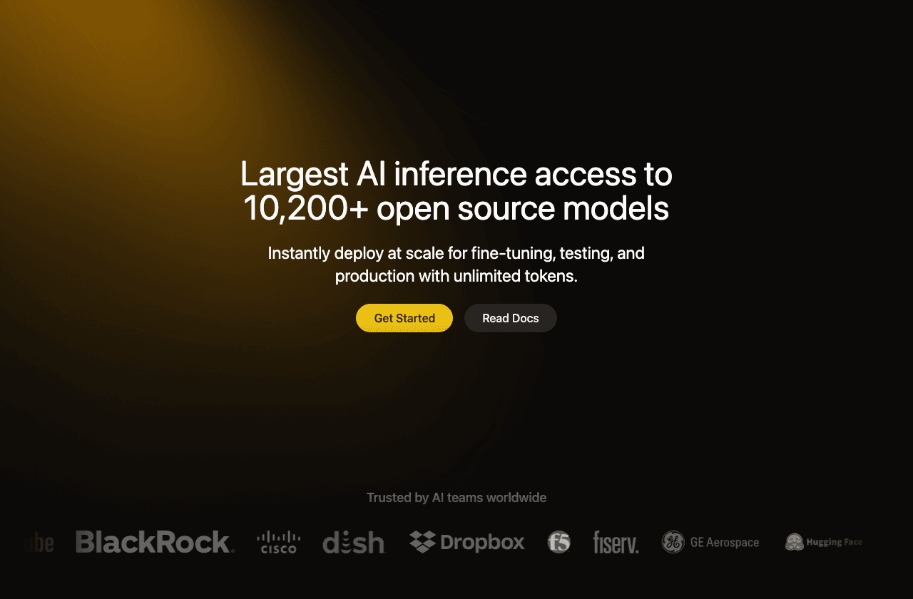 Featherless.ai Code Assistance showing Code Assistance - Empowering effortless content creation