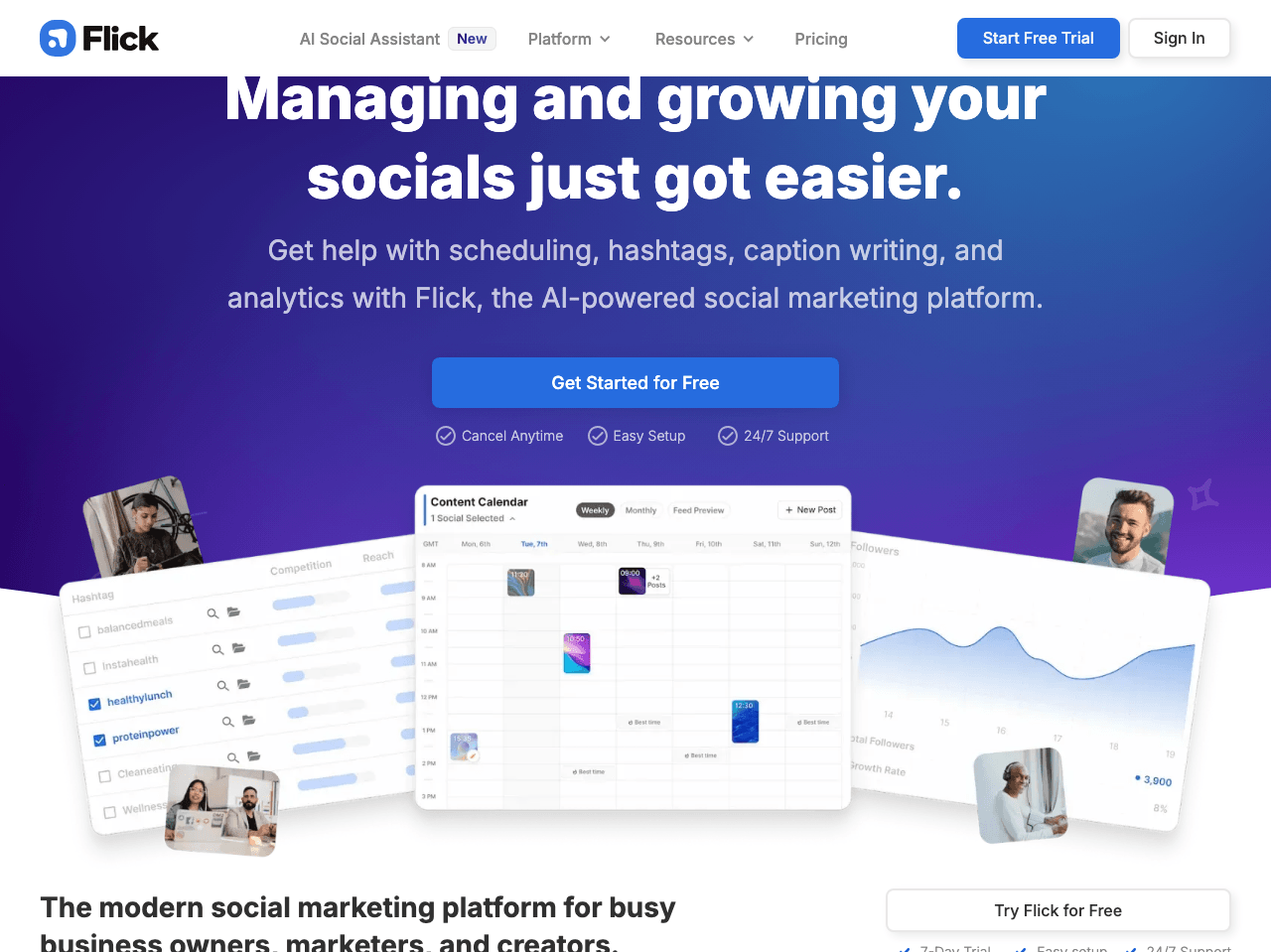 Flick Marketing Automation showing Marketing Automation - Visualize your thoughts