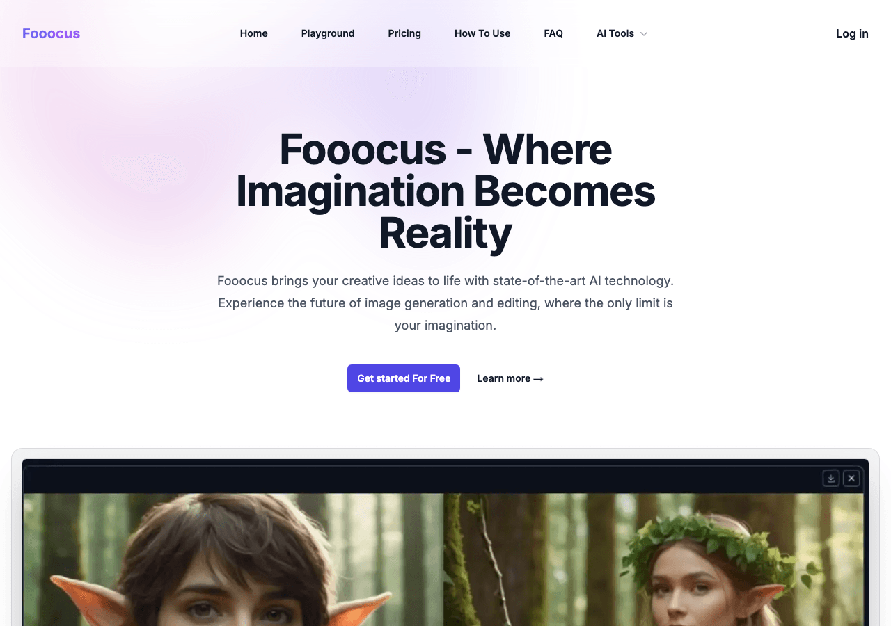 Fooocus Image Generation showing Image Generation - Where imagination becomes reality