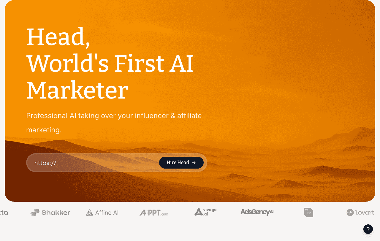Head Marketing Automation showing Marketing Automation - Automate your content creation with AI