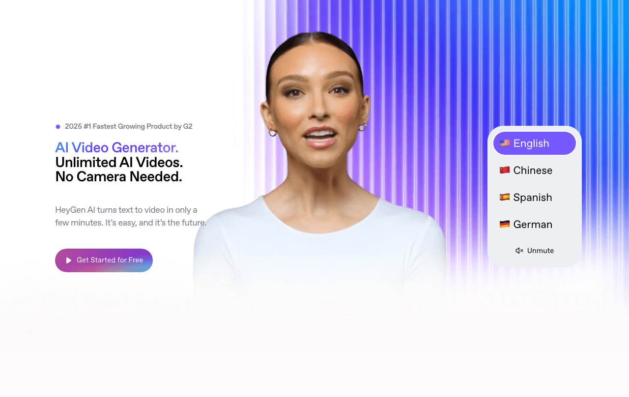 HeyGen Video Generation showing Video Generation - Create Professional AI Videos in Minutes