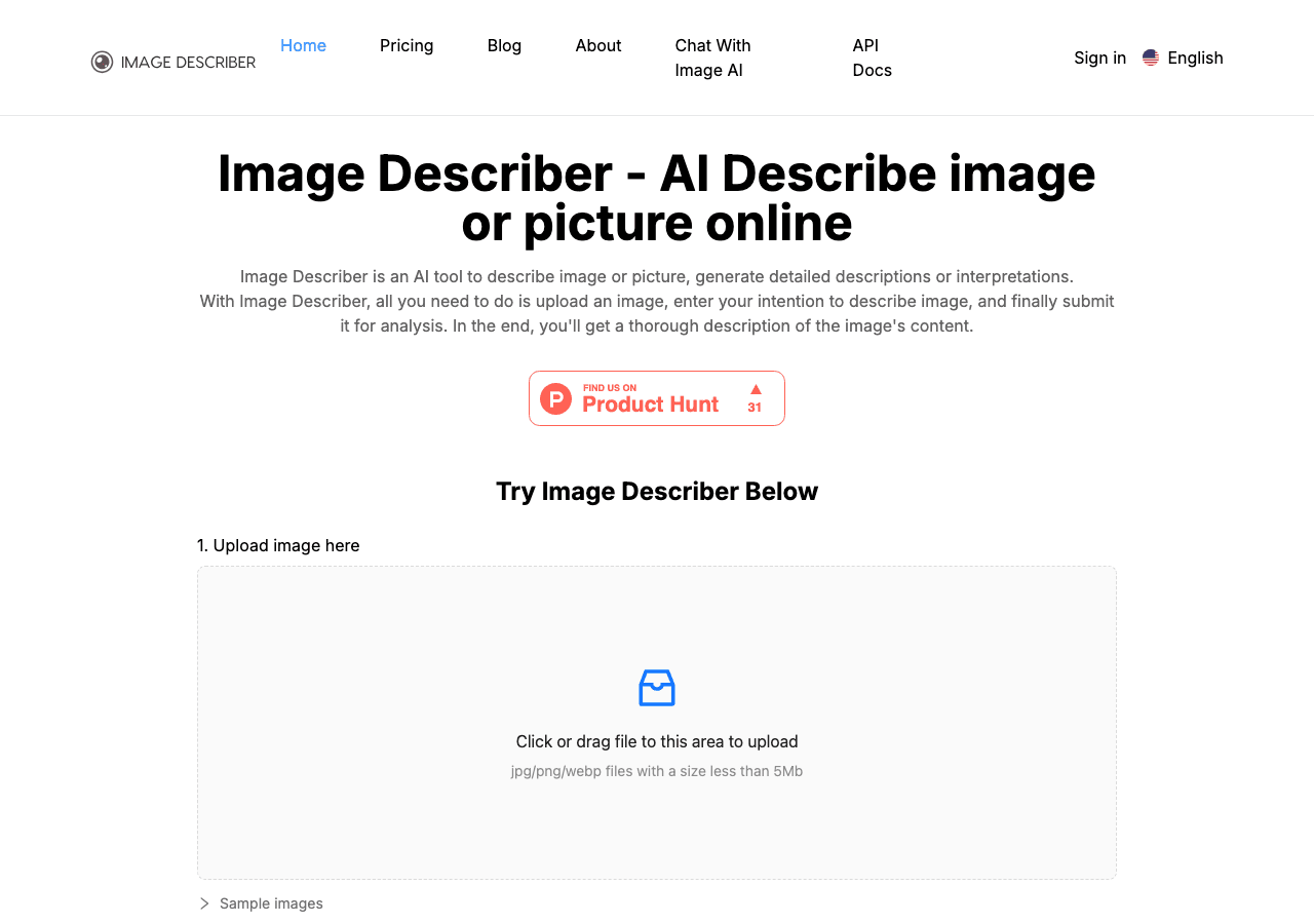 Image Describer Image Generation showing Image Generation - Enhance Your Images with Descriptive Text