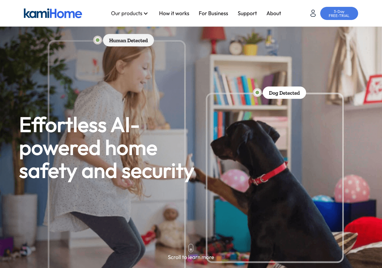 Kami Home Productivity & Collaboration showing Productivity & Collaboration - Your smart home guardian