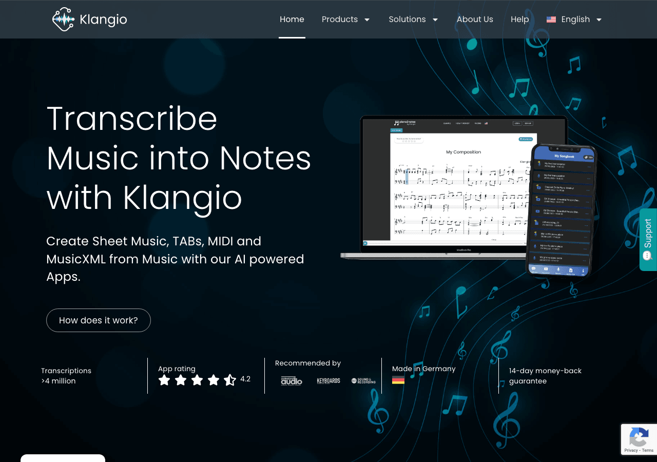Klangio Audio Editing showing Audio Editing - Transforming Text to Speech with Precision