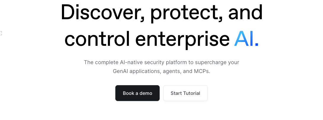 Lakera Code Assistance showing Code Assistance - The leading security platform to secure your AI future