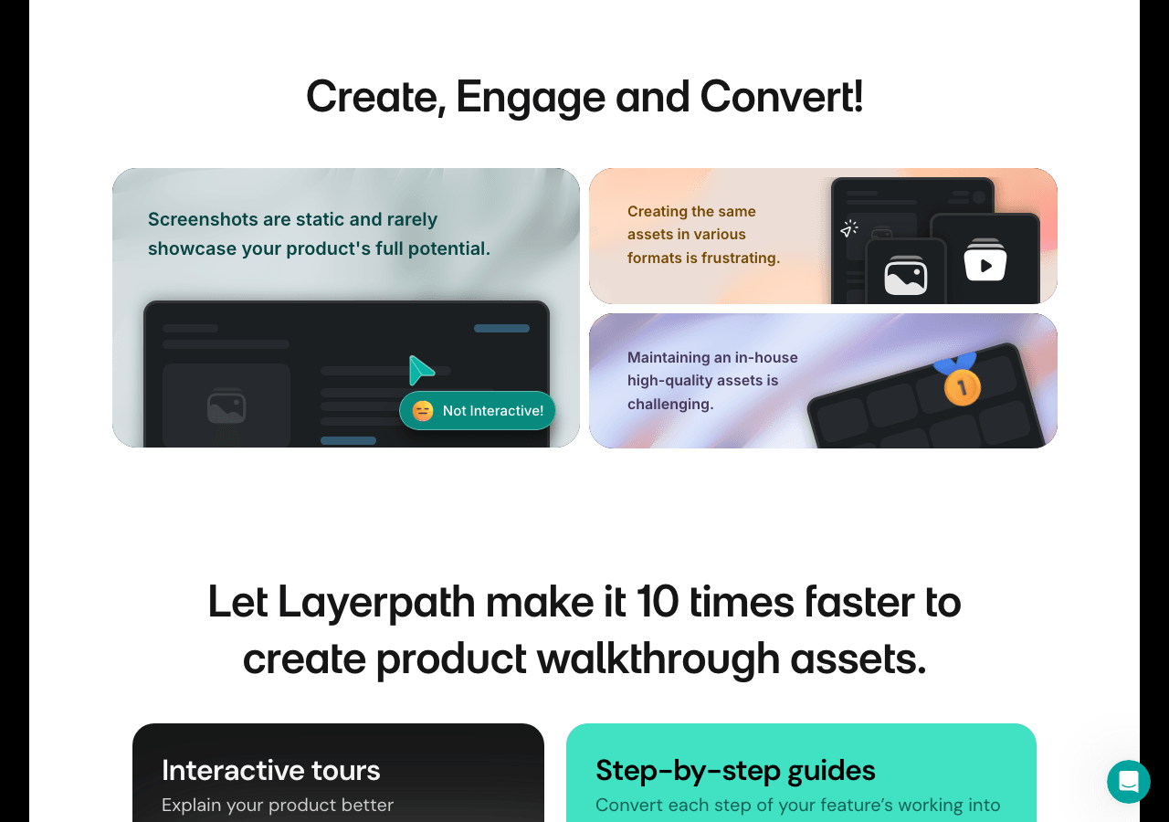 Layerpath Video Generation showing Video Generation - Record once, update forever