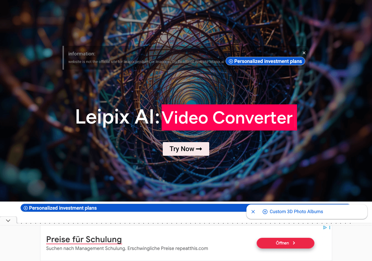 LeiaPix AI 3D Generation showing image enhancement - Transform Your 2D Images into Captivating 3D Experiences