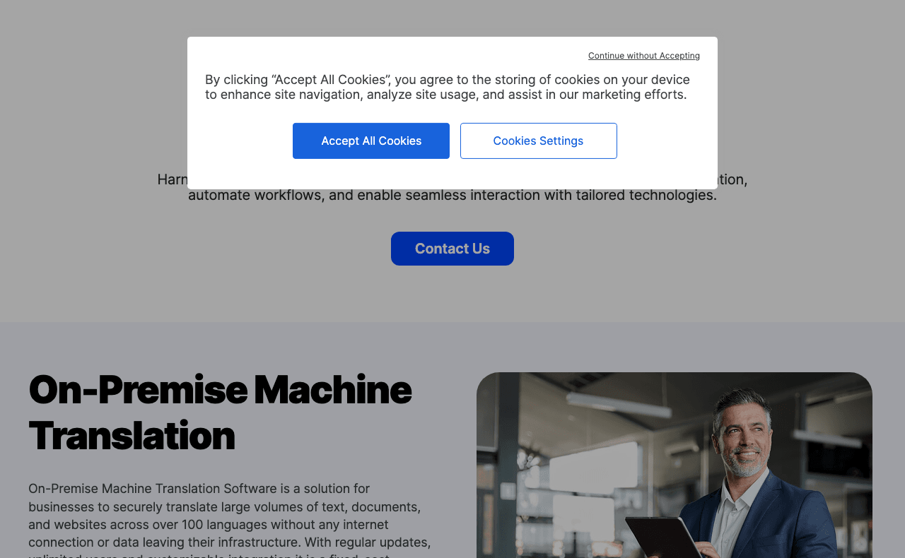 Lingvanex Writing & Translation showing Writing & Translation - Breaking language barriers with AI