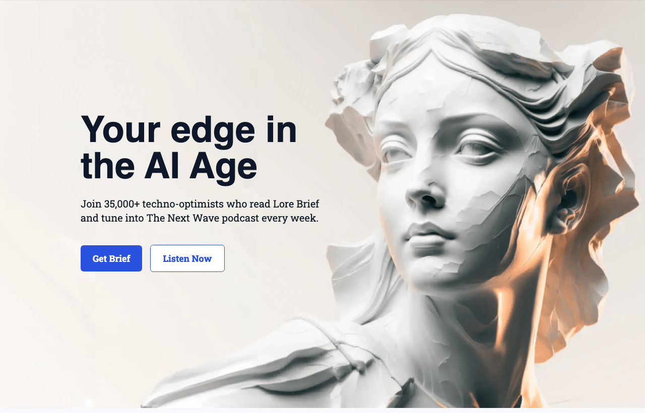 Lore Brief Conversational AI showing Conversational AI - Uncover the essence of knowledge