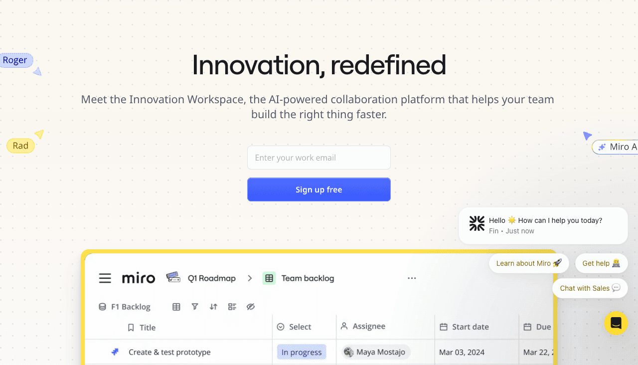 Miro Screenshot - AI tool for Graphic Designers